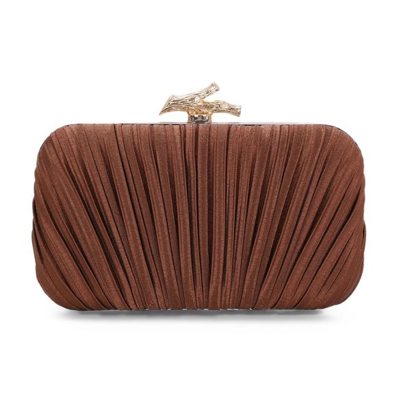 Clutch Purses Evening Bag Pleated Clutch Bag With Chain Wedding >:) - Picture 1 of 6